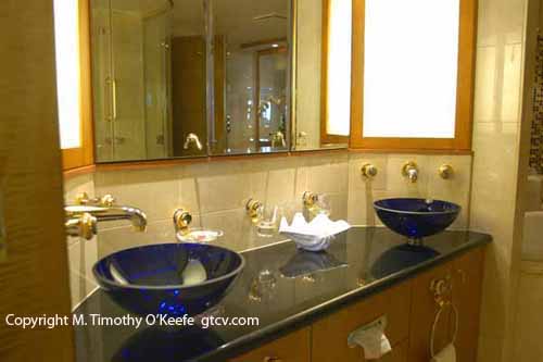 Brilliance of the Seas Cruise Ship Suite Bathroom copyright M. Timothy O'Keefe www.guidetocaribbeanvacations.com