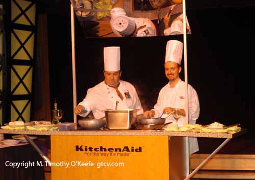 Disney Wonder Cruise Photos Pictures Cooking Demonstration  ©M. Timothy O'Keefe www.GuideToCaribbeanVacations.com